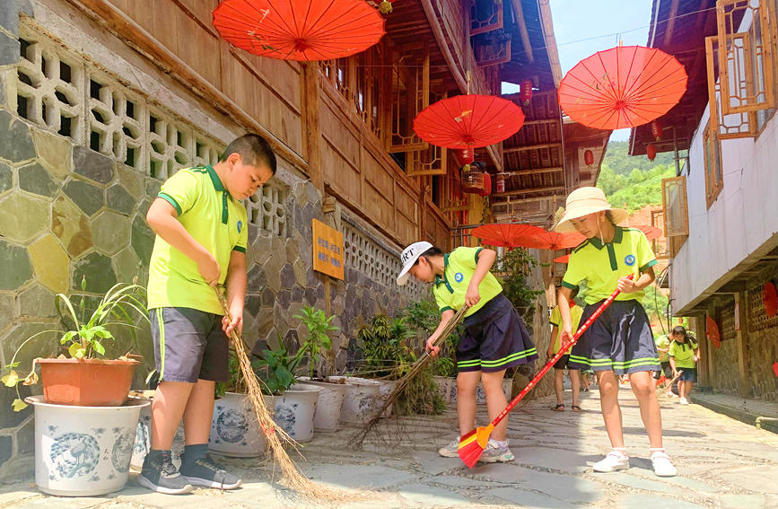 研学活动现场。