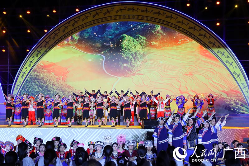 晚会现场。人民网付华周摄