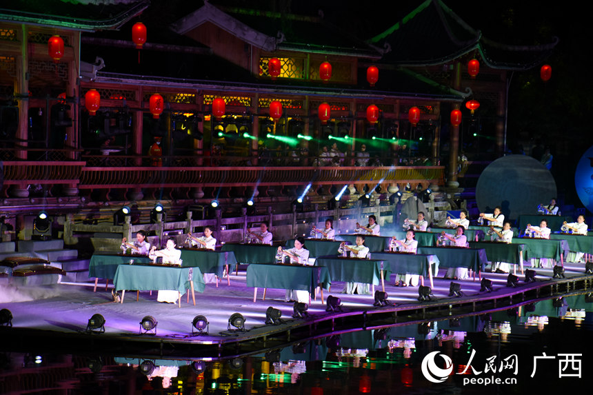 民族音乐会现场。人民网 王功孝摄