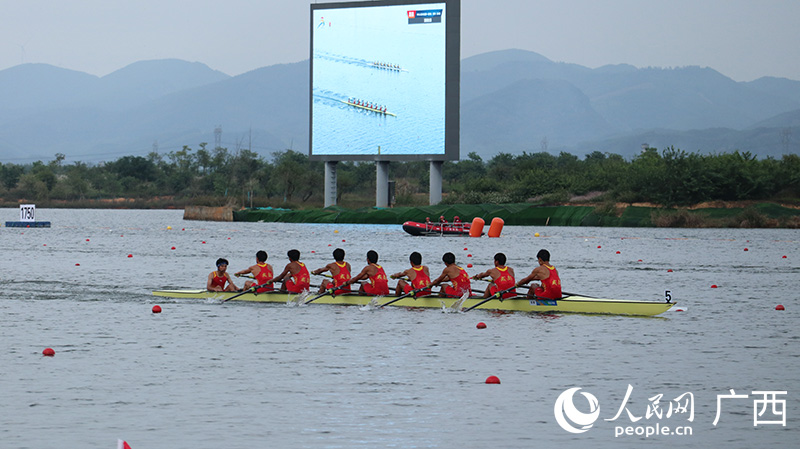 比赛现场。人民网 付华周摄