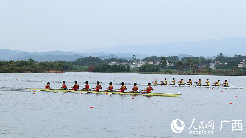 比赛现场。人民网 付华周摄