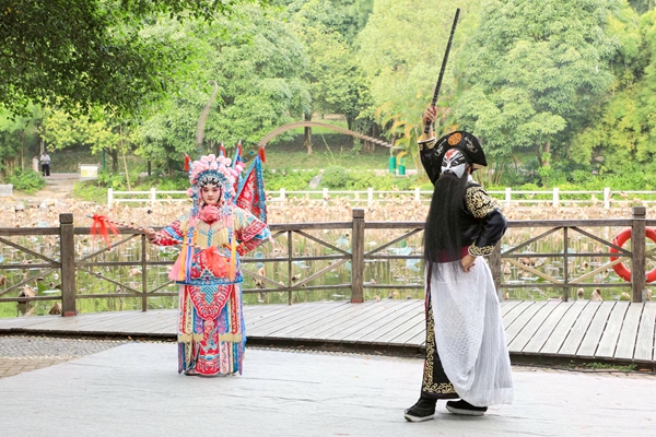 演员们举手投足间韵味十足。王诗琴摄